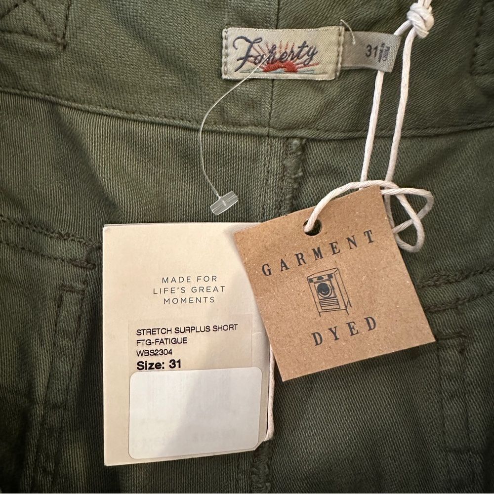 Faherty Stretch Surplus Short New - Picture 3 of 4